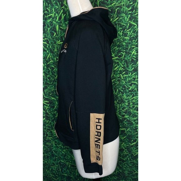 Alabama State University Hornets ASU Black Medium Full Zip Hooded Jacket HBCU - Picture 5 of 8